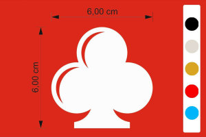 Sticker kruis 6x6cm