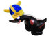 Rubber Duck, Duck Turbo cult duck with LED lighting, black 12-24V