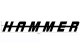Sticker HAMMER serie blok normale snit Zwart