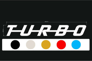Sticker Decal Turbo series Block