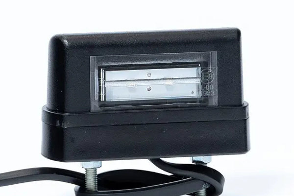 LED registreringsskyltsbelysning (12-30V), version 1, svart/vit