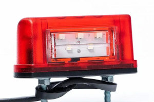 LED license plate illumination (12-30V), version 1, red /...