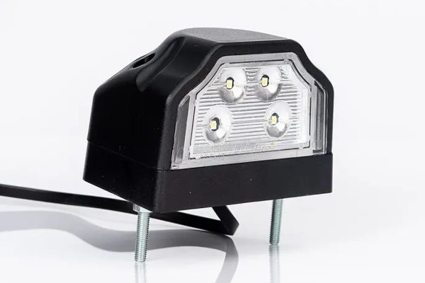 LED-körskyltsbelysning (12-30V), svart/vit
