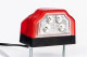 LED Kennzeichenbeleuchtung, Schlussleuchte (12-30V), rot/weiss QS 075