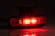 Luce di posizione a LED per camion/ autobus/ caravan (12-30V), rossa