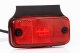 LED position light + retroreflector (12-30V), red