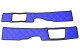 Adatto per DAF*: XF105 EURO5 I XF106 EURO6 (2012-2022) Linea Standard, rivestimento base sedile - blu, finta pelle