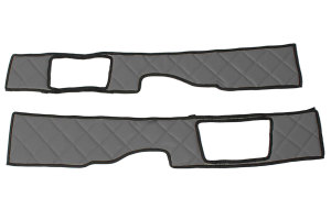 Adatto per DAF*: XF105 EURO5 I XF106 EURO6 (2012-2022) Standard Line, rivestimento base sedili - grigio, similpelle