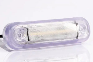 LED Beacons or side marker lamp, 12 / 24V, White