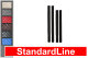 Lämplig för Mercedes*: MP4 | MP5 (2011-...) Standard Line instegspanel i läderimitation