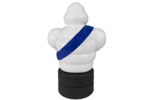 Original Michelin-gubbe (BIB), Bibendum som dekorativ figur f&ouml;r inomhusbruk, 19 cm gubbe