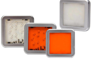 Lateral clearance light, position light sideways, orange