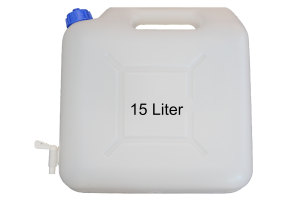 Water canister incl Hahn on the go, 5-20L 15L