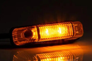Luce laterale a LED (12-30V), ambra