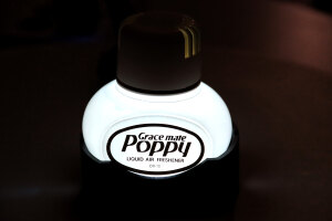 LED Beleuchtung für original Poppy Lufterfrischer 12-24V - Zigarettenanzünderanschluss weiss