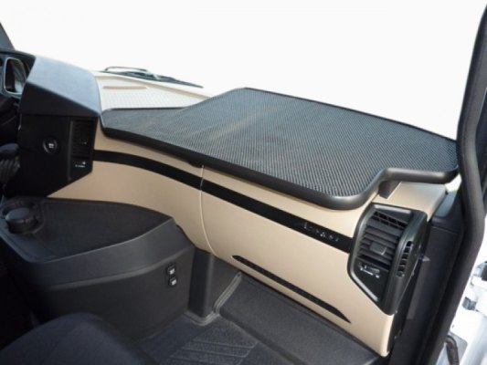 Suitable for Mercedes*: MP4 | MP5 | F | L  cab 2500mm Passenger table black