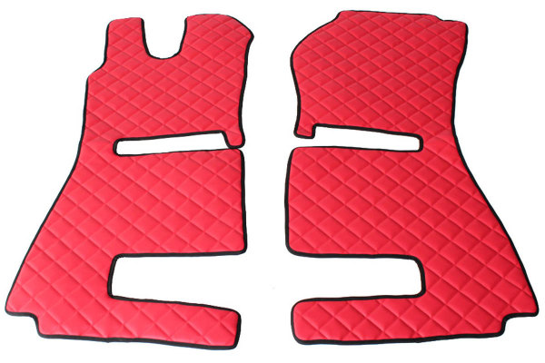 Suitable for Scania*: R3 Streamline (2014-2017) HollandLine Mats air suspension seat Seat base open red