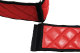 Adatto per Mercedes*: Actros MP4 | MP5 (2011-...) Standard Line, rivestimento base sedili, similpelle sedile passeggero ribaltabile rosso