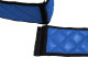 Adatto per Mercedes*: Actros MP4 | MP5 (2011-...) Standard Line, rivestimento base sedili, similpelle sedile passeggero ribaltabile blu