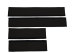Lämplig för DAF*: XF 105 (2005-2013), XF106 EURO (2013-...) Standard Line klädsel för entréhandtag, svart läderimitation