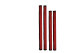 Adatto per Renault*: Serie T (2013-...) Rivestimento maniglia porta StandardLine (4 pezzi), similpelle rosso