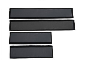 Suitable for Scania*: R2 &amp; R3 Standard Line Entry handle trim leatherette grey