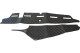 Fits for Volvo*: FH4 I FH5 (2013-...) Globetrotter XL, Standard Line, dashboard cover black with collision warning