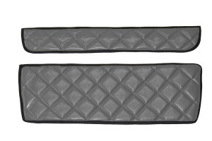 Adatto per MAN*: TGX (2007-2017) Linea Standard, set tappetini, cambio, senza cassetto/con un cassetto - grigio, similpelle