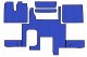 Passend für MAN*: TGX (2007-2017) Standard Line, Fußmattenset, Automatik, zwei Schubladen - blau, Kunstleder