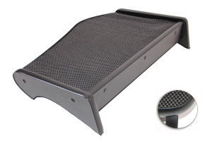 Fits MAN*: TGX, large tray table with universal recess for toll device