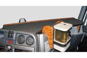 Fits Renault*: T-Series (2013-...) XXL tray table with a niche for the coffee table burloptics 