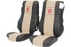 Fits DAF*: XF106 EURO6 (2013-...) HollandLine Seat Covers - beige