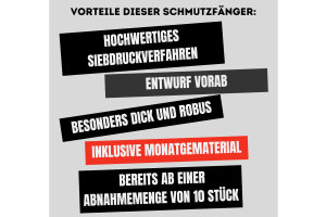 Lkw Heck Schmutzf&auml;nger inklusive Siebdruck Logo (10 St&uuml;ck) blau