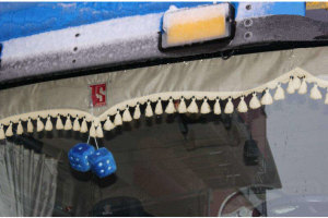 Parafanghi laterali del parabrezza per autocarro con logo...