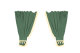 Set di tende Lorry 5 pezzi, incl. mensole verde beige Lunghezza 90 cm TS Logo