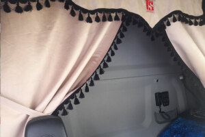 Lkw Gardinenset 11 teilig, inkl Borde