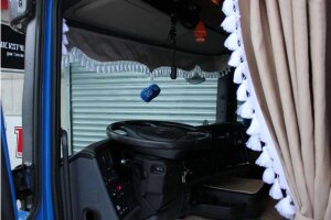 Lkw Gardinenset 11 teilig, inkl Borde
