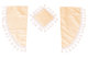 Lorry gordijnenset 11-delig, incl. planken beige beige Lengte gordijnen 110 cm, bedgordijn 150 cm TS Logo