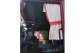 Wildlederoptik Lkw Scheibengardinen 4 teilig, mit Kunstlederkante beige rot* Länge 95 cm