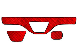 Fits DAF*: XF106 (2013-...) HollandLine dashboard - red