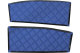 Lämplig för DAF*: XF106 (2013-...) HollandLine, uppsättning dörrpaneler - blå, läderimitation