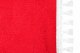 Wildlederoptik Lkw Bettgardine 3 teilig, mit Quastenbommel rot weiß Länge 149 cm