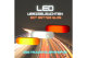 LED Vordere, Hintere oder Seitliche Umrissleuchte 84mm, matt