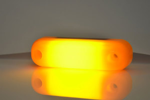 LED Vordere, Hintere oder Seitliche Umrissleuchte 84mm, matt Orange