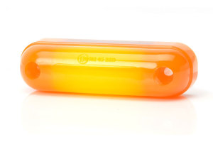 LED-fri sikt fram, bak eller p&aring; sidan 84mm, matt orange