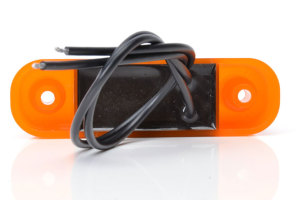 LED-fri sikt fram, bak eller p&aring; sidan 84mm, matt orange