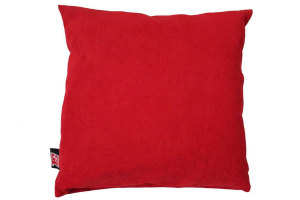 Wildlederoptik Lkw Kissenbezug, Quadratisch, 40x40cm rot