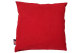 suedelook truck cushion, Square, 40x40cm red