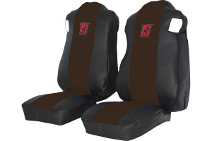 Fits Mercedes*: Actros MP4 | MP5 (2011-...), Arocs (2013-...) HollandLine seat covers folding passenger seat - brown