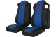 Fits Mercedes*: Actros MP4 | MP5 (2011-...), Arocs (2013-...) HollandLine seat covers folding passenger seat - blue